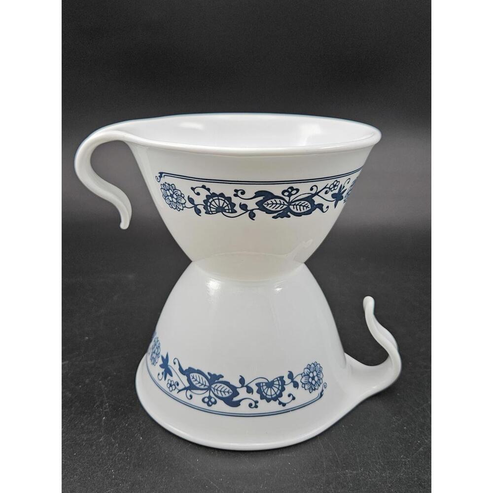 3pc Corelle Old Town Blue Replacement Set - 2 Tea Cups & 1 Saucer - Blue Onion - Picture 8 of 15